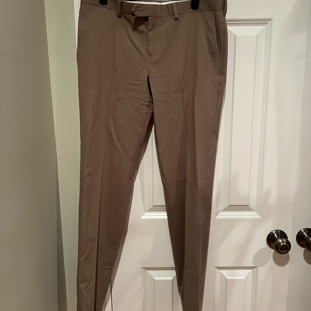 TALLIA Men's Tan Dress Pants